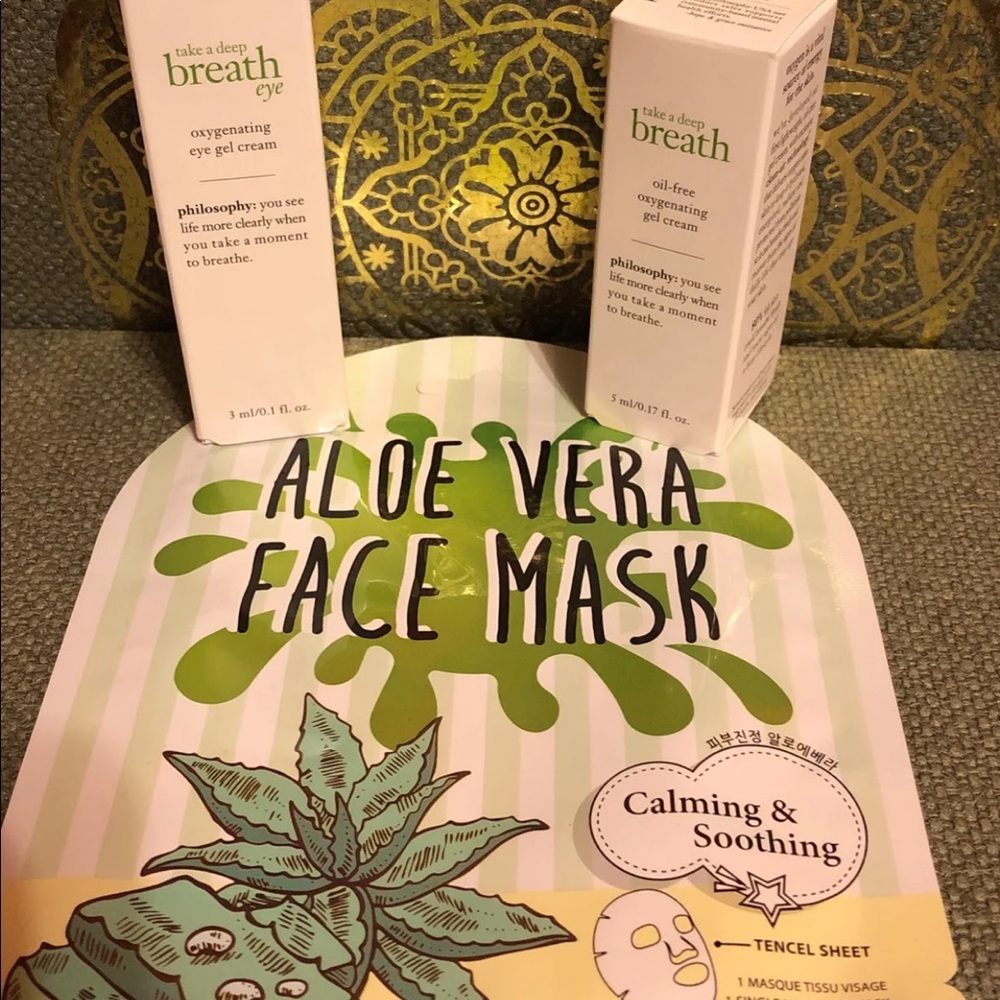 Philosophy eye gel,skin gel,Aloe Vera mask
